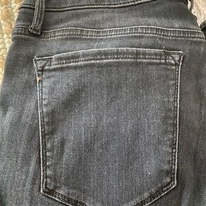 Black Orchid Denim Gray Jeans with Subtle Faded Texture